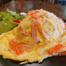 ข้าวไข่ข้นปูอัด