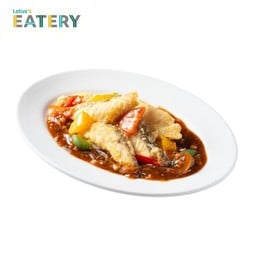 ปลากะพงผัดพริกไทยดำ (เชียงการีล่า)