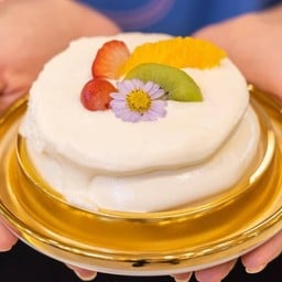 เค้กครีมวนิลา-ข้าวพอง