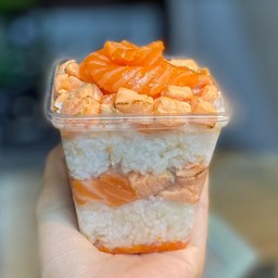 แซลมอนทูโทนคัพ Salmon 2-Tone Cup