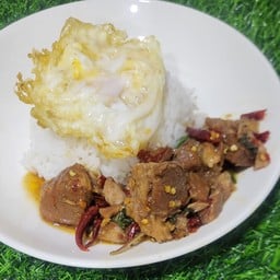 โปรวันทำงาน ข้าวกะเพราเนื้อตุ๋นนุ่มๆ ฟรีไข่ดาว