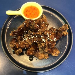 คอหมูทอด onewok
