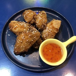 ไก่ทอดซอสเกาหลี (ซอสเผ็ด)