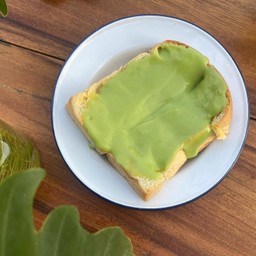 สังขยาใบเตย ราดปังปิ้ง