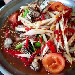 ตำหอยแครง