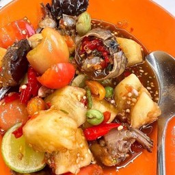 ตำสับปะรดปูปลาร้า