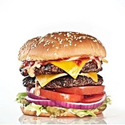Cheese Burger DOUBLE เนื้อ. (Beef)