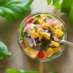 ต้มยำไข่น้ำหมูสับ