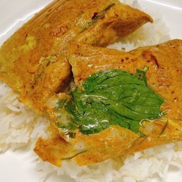 ข้าวโปะห่อหมกทะเลย่าง(2ห่อ)