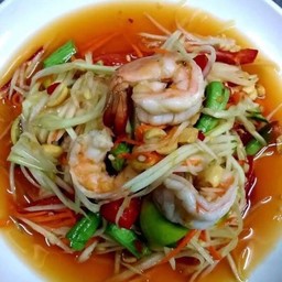ตำไทยกุ้งสุก