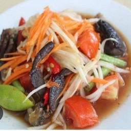 ส้มตำปู(ปูเค็ม)