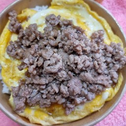 ข้าวไข่ข้น+ไก่สับ