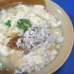 ข้าวต้มซุปไข่ หมูสับ