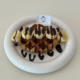 Croffle ช๊อกโกแลต กล้วยหอม