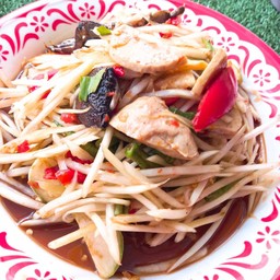 ตำหมูยอ