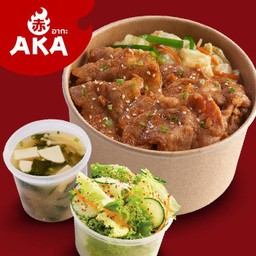 ชุดข้าวหน้าหมูยากินิกุ