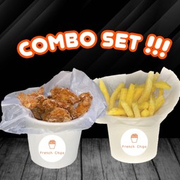 Combo Set 1 ไก่ป๊อป S + เฟรนช์ฟรายส์ S