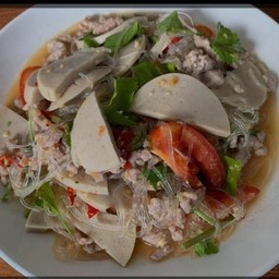 ยำวุ้นเส้นโบราณปากแตก