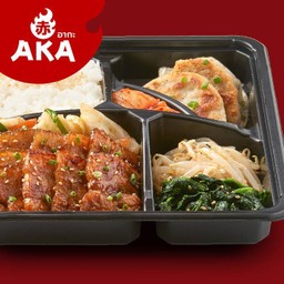 เบนโตะข้าวหมูสไปซี่โอเวอร์โหลด