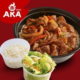 ชุดข้าวหน้าเนื้อหม่าล่า