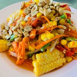 ตำข้าวโพดไข่เค็ม