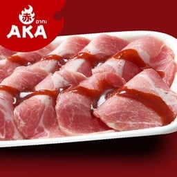 หมูสันคอซอสอากะ