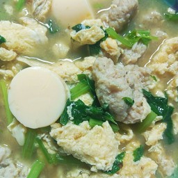 ใข่น้ำเต้าหู้หมูสับ