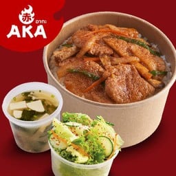 ชุดข้าวหน้าหมูหม่าล่า