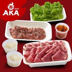 ชุดเนื้อรวมอากะ (สำหรับ 2 ท่าน)