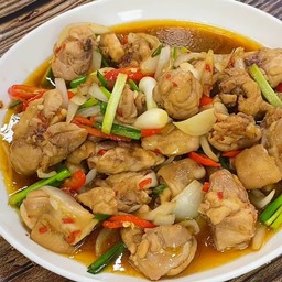 ไก่ผัดหอม