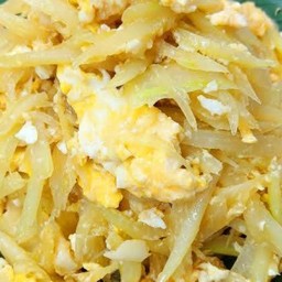 มะละกอผัดไข่