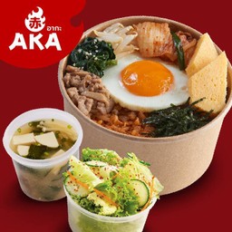 ชุดข้าวยำเกาหลีเนื้อ