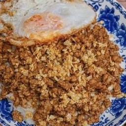 หมูสับซีิอิ๊ว ราดข้าว