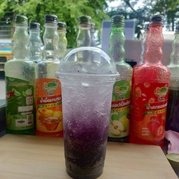 น้ำบลูเบอร์รี่โซดา