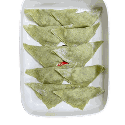 เกี๊ยวผักโขมชีส