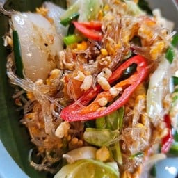 วุ้นเส้นผัดไข่