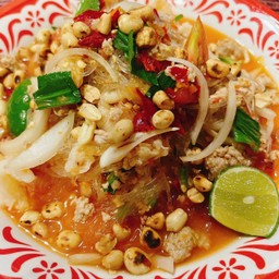 ยำวุ้นเส้นหมูสับ