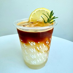 Yuzu frappe coffee