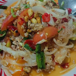 ยำวุ้นเส้นหมูสับ+ขายำ