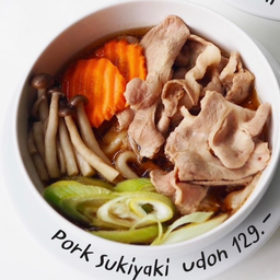 อุด้งสุกี้หมู