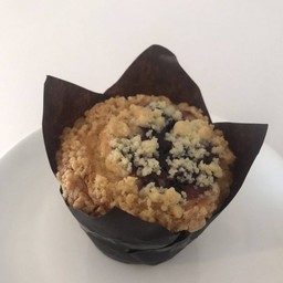 Muffin Blueberry crumble cak