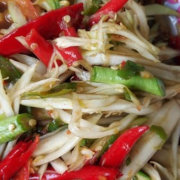 ส้มตำปลาร้าไม่ใส่ปู