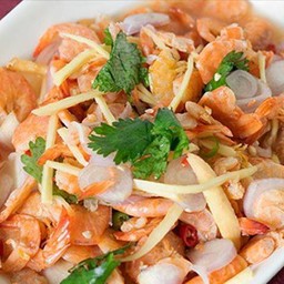 ยำกุ้งแห้ง