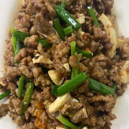 หมูสับผัดไข่เค็ม