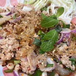 ลาบวุ้นเส้นหมูสับ