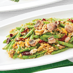 L ถั่วแขกผัดอินทรีย์เค็ม