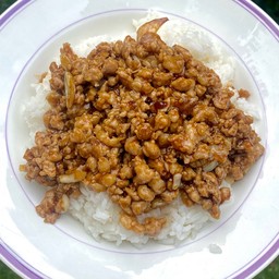 หมูสับน้ำมันหอย