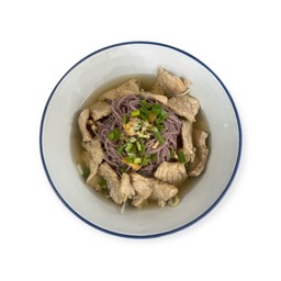 เส้นหมี่ไรซ์เบอร์รี่ หมูสด น้ำใส