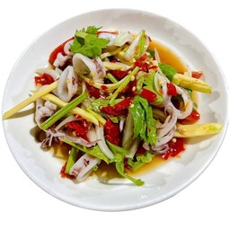 ยำปลาหมึก