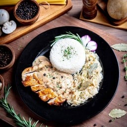 ไก่ย่าง ซอสครีม